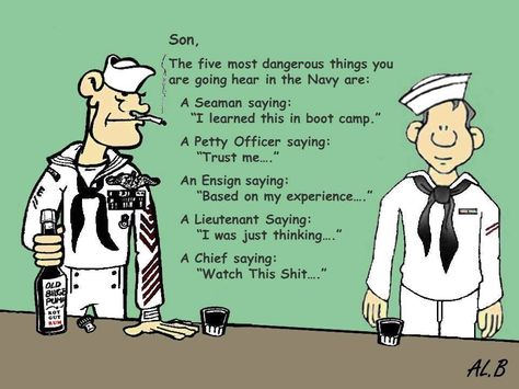 USN dangerous sayings Navy Jokes, Sailor Quotes Navy, Navy Memes, Navy Memes Funny, Navy Humor, Military Humor Navy, Navy Day, Navy Chief, Go Navy