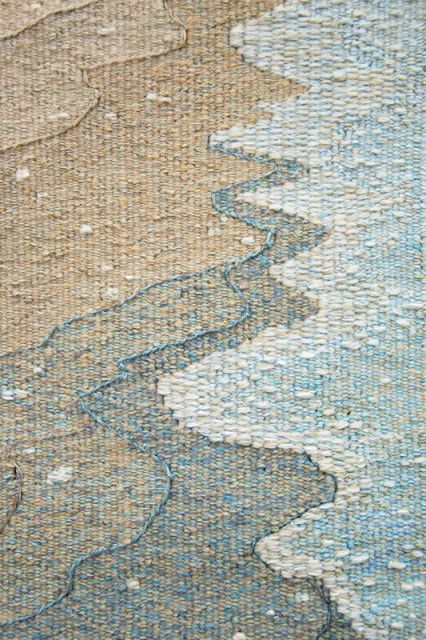 jo thomson - orkney artist: tidal traces Tapestry Loom Weaving, Dream Sequence, Weaving Tapestry, Tapestry Loom, Handwoven Tapestry, Textiles Artwork, Picture Hook, Hand Dyed Wool, First Photograph