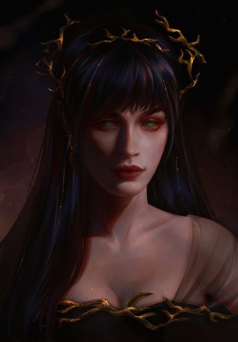 ArtStation - Naamah Taking Off Mask Reference, Female Demons, Fantasy Portraits, Cyberpunk Character, Demon Art, Goddess Art, Fantasy Novels, Realistic Art, Fantasy Inspiration