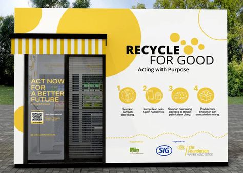 Drop-Off Recycling Stations : recycle for good Recycle Station, Good Foundation, Recycling Station, Waste Reduction, Waste Collection, Service Station, Best Foundation, Drop Off, Small Island