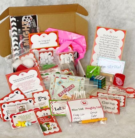 Elf On The Shelf Package, Elf Box Ideas, Elf On Shelf Kit Ideas, Elf On The Shelf Kit Ideas To Sell, Elf On A Shelf Kits, Diy Elf On The Shelf Kit, Elf On Shelf Kit, Elf On A Shelf Kit, Diy Elf Kit