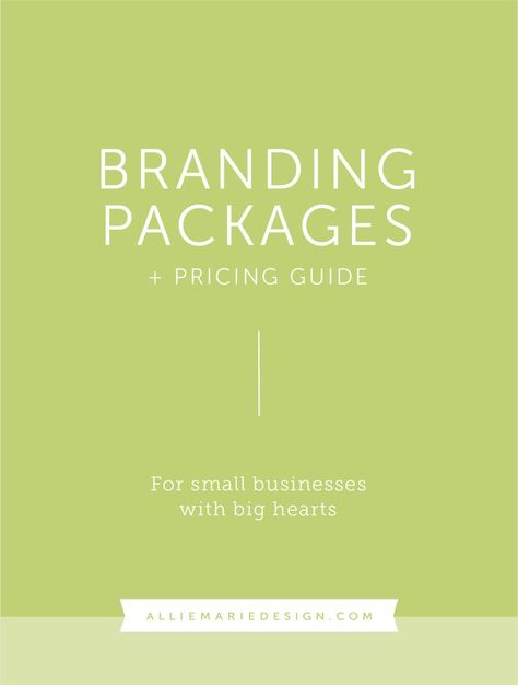 Branding Packages + Pricing Guide for Small Businesses with Big Hearts  |  Blog post by AllieMarie Design #alliemariedesign #branddesign #visualbrand Cream Tattoo, Social Media Packages, Brand Identity Package, Business Fonts, Effective Branding, Big Hearts, Branding Process, Pricing Guide, Branding Package