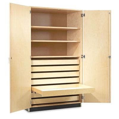 Flat Files and Vertical Files | BLICK Art Materials Craft Storage Cabinets, Flat Files, Woodworking Storage, Board Storage, Open Cabinets, Rolling Storage, Scrapbook Room, Art Storage, Craft Room Storage