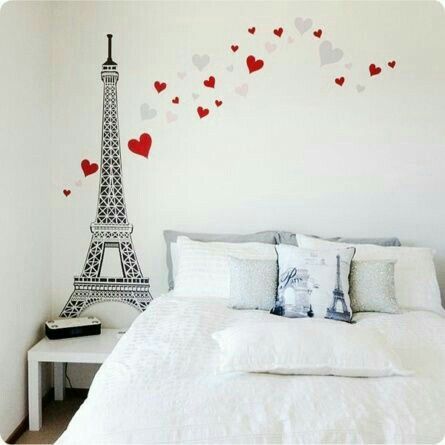 Eiffel Tower Bedroom, Paris Theme Room, Paris Room Decor, Paris Themed Bedroom, Paris Wall Decor, Paris Rooms, Dreamy Decor, Paris Bedroom, Future Bedroom