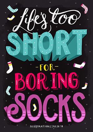 Life is too short for boring socks. It's a small way to remind myself not to life too seriously! Socks Quotes, Awesome Socks, Socks Packaging, Poems For Him, Good Morning Sunshine Quotes, Life's Too Short, Pop Art Girl, Market Ideas, Sock Outfits