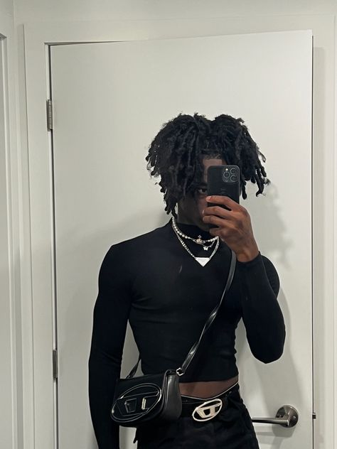 Fashion Style Aesthetic, Black Male Models, Cute Dreads, Divine Masculine, Expensive Taste, Outfit Jewelry, Mens Fashion Streetwear, S Aesthetic, Jewelry Outfit