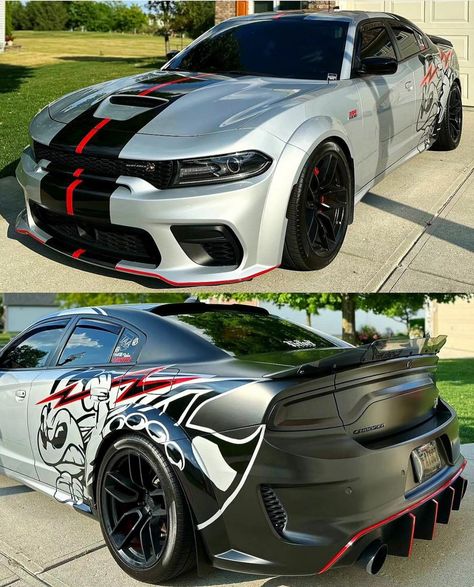 Custom Hellcat Charger, Dodge Charger Models, Cool Car Backgrounds, Dodge Charger Hellcat, Charger Srt Hellcat, Camaro Car, Charger Srt, Dodge Muscle Cars, Ford Mustang Car