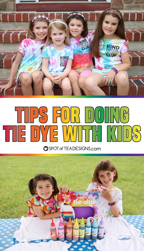 Tie Dye With Kids, Tie Dye Birthday Party, Ty Dye, Tie Dye Birthday, Tie Dye Girl, Tie Dye Heart, Party Ideas Food, Tie Dye Party, Tie Dye Kit