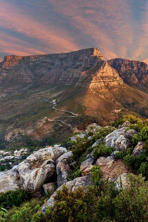 Table Mountain in Cape Town, South Africa South Africa Travel Honeymoon  Backpack Backpacking Vacation Africa Off the Beaten Path Budget Wanderlust  Bucket List #travel #honeymoon #vacation #backpacking #budgettravel  #offthebeatenpath #bucketlist #wanderlust #SouthAfrica #Africa #exploreSouthAfrica  #visitSouthAfrica #seeSouthAfrica #discoverSouthAfrica #TravelSouthAfrica Table Mountain Cape Town, South Africa Photography, Boulder Beach, Africa Photography, Visit Africa, Africa Do Sul, South Africa Travel, Table Mountain, Family Travel Destinations