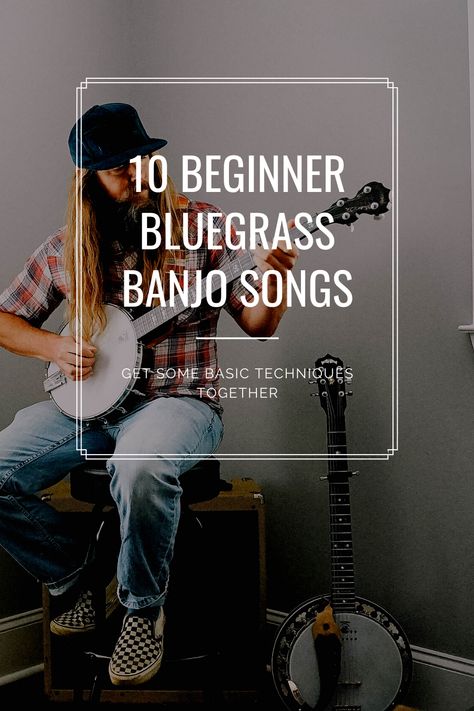 Banjo Tabs Songs, Banjo Songs, Banjo Drawing Simple, Basic Chords Guitar, Easy Banjo Songs, Bluegrass Mandolin Chords, Diy Banjo, How To Play Banjo, How To Play The Banjo