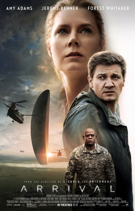 Arrival Film, Arrival Movie, Arrival Poster, Clemence Poesy, Forest Whitaker, Beau Film, Mystery Film, Denis Villeneuve, Septième Art