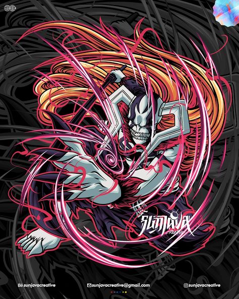 Vasto Lorde Ichigo, Vasto Lorde, Tshirt Illustration, Bleach Fanart, Tee Designs, Art Basics, Anime Clothing, Anime Tshirt, Instagram Creative