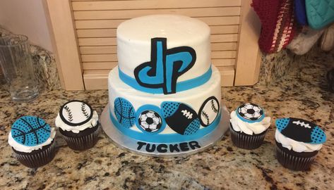 Dude Perfect Cake, Dude Perfect Birthday Party, Birthday Cake And Cupcakes, Peter Pan Birthday, Perfect Birthday Cake, Bus Party, Boy Birthday Party Ideas, Dude Perfect, 10th Birthday Party