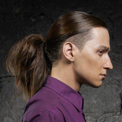 Undercut Ponytail, Undercut Long Hair, Haircut Tip, Guy Haircuts Long, Men With Grey Hair, Hair Styles 2014, Super Hair, Hairstyles For Men, Undercut Hairstyles