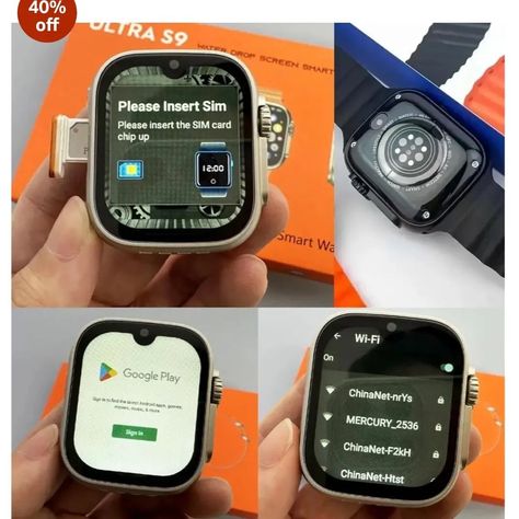 Visit the cubonic Store cubonic Ultra S9 Dual Camera 4G Sim Water Droplet Screen Video Call Instagram Android Smart Watch (Gold, Ultra S9) https://amzn.to/4dlEgIZ #smartwatch Ultra Smart Watch, Smart Watch Price, Smart Watch Android, Screen Video, Water Droplets, Video Call, Smartwatch, Gold Watch, Smart Watch