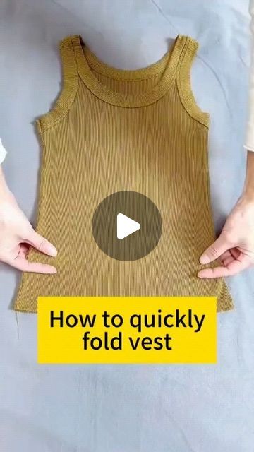 Folding Vests, How To Fold Vests, Healthy Travel Snacks, Shirt Folding, Travel Snacks, Healthy Travel, Summer Vest, How To Fold, Folding Clothes