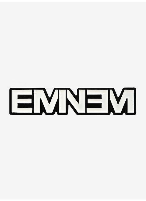 Hot Topic : Eminem Logo Enamel Pin Eminem Logo, Eminem Tattoo, Eminem Drawing, Real Slim Shady, Rapper Merch, Eminem Quotes, Pins Enamel, Hip Hop Clothing, The Real Slim Shady