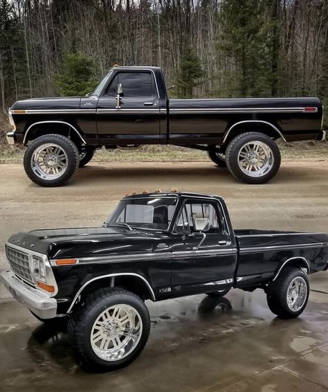 1980 Ford Truck, 90s Ford Trucks, Dentside Ford, Big Ford Trucks, Nice Trucks, Trucks Lifted Diesel, Future Trucks, Dream Trucks, Classic Ford Trucks