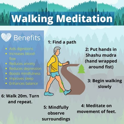 Different Meditation Techniques, Walking Meditation Quotes, Walking For Beginners, Meditation Types, Mindful Walking, Walking Benefits, Meditation Techniques For Beginners, Meditation Challenge, Guided Meditation Scripts