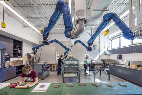 Gallery of Jackson Dinsdale Art Center / TACK architects - 22 Makerspace Design, Makers Space, Workshop Architecture, Design Studio Workspace, Laboratory Design, Factory Interior, Innovation Lab, Revival Architecture, Victorian Buildings