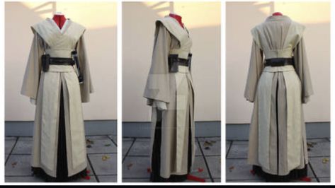 Female Jedi Outfit, Sabine Cosplay, Female Jedi Costume, Jedi Fashion, Space Cosplay, Jedi Oc, Gray Jedi, 1950 Outfits, Scifi Fashion