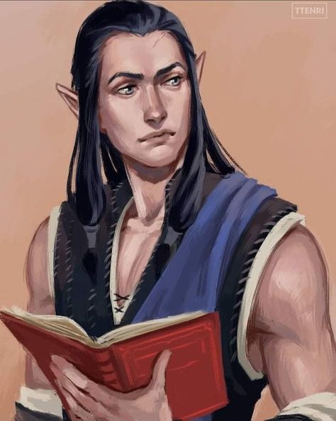 High Elf Male, Dnd Elves, Male Elf, Pillars Of Eternity, Elf Man, Elf Characters, Elf Art, Instagram Illustration, High Elf