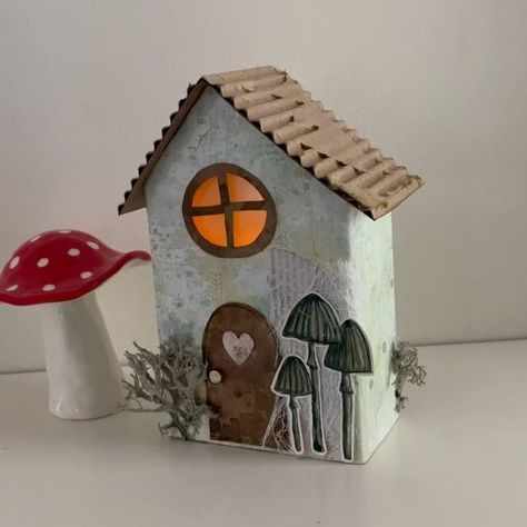 Kate McCurrach on Instagram: "My first (or what I imagine will be many) little fodder houses from @w0rdsandp1ctures’s fantastic @fodder.school lessons this month. I turned my berry house into a berry fairy house and I am beyond excited to report that I made a bonus lesson in the FS classroom too! Hopefully any watchers will be kind towards my extremely novice video and editing skills but it was quite the learning experience and now I suppose I am one step closer to creating something for that You Tube channel I made.  I’ve thoroughly enjoyed every second of the lessons this month and am thrilled to finally be putting those sketches and background papers to good use! Thank you Alison for truly spectacular lessons that have pushed me in ways I didn’t know I needed.  Now onto that fairy villa Fodder School, Fairy Village, The Learning Experience, Editing Skills, One Step Closer, Paper Houses, School Lessons, You Tube, Fairy House