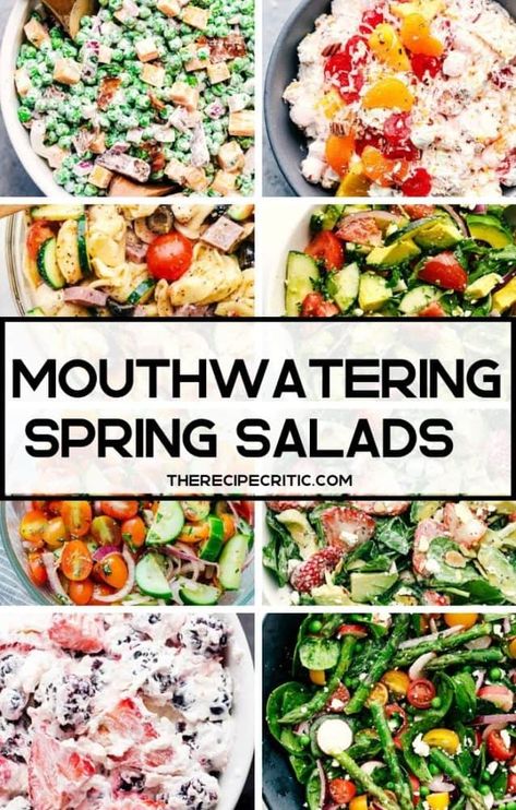 Spring Salads, Spring Salad Recipes, Make Ahead Salads, Fresh Summer Salad, Classic Salad, The Recipe Critic, Beautiful Salad, Fresh Fruit Salad, Recipe Critic