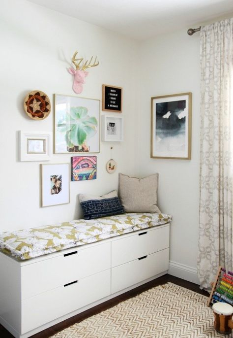 Customize an Ikea Pax System | 6 Ikea Hacks Every Tiny Bedroom Needs | POPSUGAR Home Photo 3 Nordli Ikea, Small Space Storage Bedroom, Bedroom Storage For Small Rooms, Ikea Bedroom Storage, Storage Hacks Bedroom, Ikea Nordli, House Tweaking, Closet Ikea, Diy Bedroom Storage