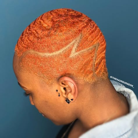 TheHairSurgeon™ on Instagram: “Express yourself thru your hair. That way you don’t even have to talk 😎🌊💯 . #Orange you glad you double tapped 😎💯 🌊🌊🌊🌊🌊🌊🌊🌊🌊🌊🌊 . Model:…” Flipped Out Bob, Female Wavers, Pixie Haircut Fine, Haircut Fine Hair, Tinted Hair, Stacked Haircut, Pixie Haircut Fine Hair, Colorful Waves, Short Fade Haircut