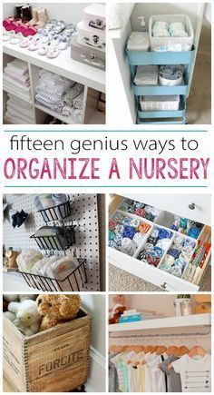 15 Nursery Organization Ideas - great resource for new parents Nursery Organization Ideas, Nursery Ideas Boy, Baby Nursery Organization, Vogue Kids, Fun Nursery, Nursery Closet, Ways To Organize, Baby Closet, Baby Sleep Problems