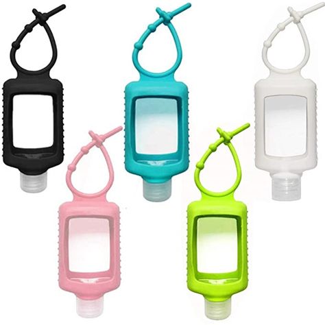 Amazon.com : Hand Sanitizer Holder Keychain Men And Women, Travel Size Sanitizer Holder For Kids And Adult (2oz SQUEEZE-5PACK) : Beauty Cabin Decorations, Basic Accessories, Keychain Men, Sanitizer Holder, Party Favors For Adults, Hand Sanitizer Holder, Travel Size Perfume, Silicone Bottle, Travel Size Bottles