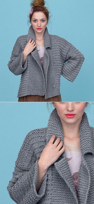 Knitted Coat Pattern, Knitting Patterns Free Cardigans, Crochet Coat, Crochet Collar, Crochet Jacket, Crochet Cardigan Pattern, Knitted Tops, Coat Patterns, Knitted Coat