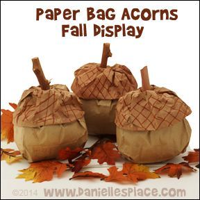 Paper Bag Acorns Paper Bag Acorn Craft, Library Thanksgiving, Acorn Art, 3d Chocolate, Backpack Jansport, Puppy Backpack, Paper Bag Crafts, Rottweiler Puppy, Acorn Crafts