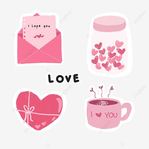 cute,pink,romantic,sticker,love,heart,valentine,wedding,printable,journal,good notes,illustration,hand drawn,cartoon Romantic Stickers Printable, Romantic Stickers, Notes Illustration, Fall Doodles, Best Christmas Wishes, Wedding Printable, Valentine Stickers, Celebration Background, Wedding Invitations Romantic