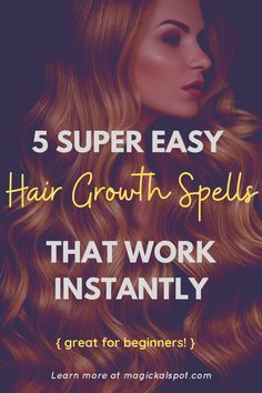 Many friends of mine have issues with hair growth, so I decided to answer all of their questions in one article. Hopefully, you’ll find these Hair Growth Spells as much effective as they do. Spell For Hair Growth, Spells For Hair Growth, Sigil For Hair Growth, Hair Growth Spells, Hair Magick Witchcraft, Hair Growth Spell, Glamour Witchcraft, Growth Spell, La Madama