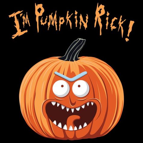 Rick and Morty x Pumpkin Rick, Halloween Rick And Morty Halloween Wallpaper, Painting Ideas Rick And Morty, Halloween Rick And Morty, Rick And Morty Pumpkin, Rick And Morty Halloween, Hollywood Halloween Costumes, Rick I Morty, Rick And Morty Characters, Rick And