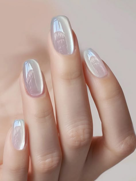 Ballet Nails, Eye Nail Art, Short Fake Nails, Nagel Tips, Press On Nails Short, White Acrylic Nails, Easy Nails, Her Nails, Nail Forms