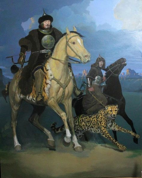 #kazakhkhanate #qazaqeli🇰🇿 #kazakhstan #türk #turkic #medieval #warriors #ancestors #erlikkhagan Golden Horde, Mughal Art Paintings, Abstract Expressionist Art, Chinese Warrior, Asian History, Viking Warrior, Tibetan Buddhist, Historical Art, Art Masters