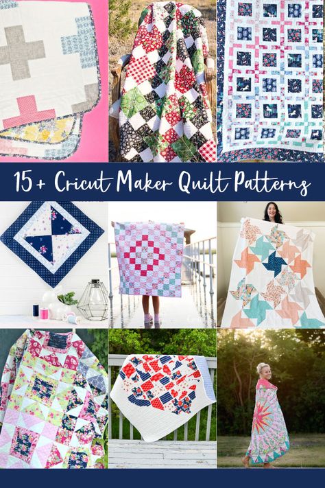 Riley Blake Quilt Patterns, Cricut Christmas Projects, Riley Blake Quilt, Advanced Sewing Projects, Quilt Meaning, Free Quilt Tutorials, Map Quilt, Cricut Christmas Ideas, Plus Quilt