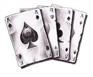 Playing Cards Tattoo, Tato 3d, Poker Tattoo, Heaven Tattoo, Cards Tattoo, Playing Card Tattoos, Ace Tattoo, Card Tattoo Designs, Man Sketch