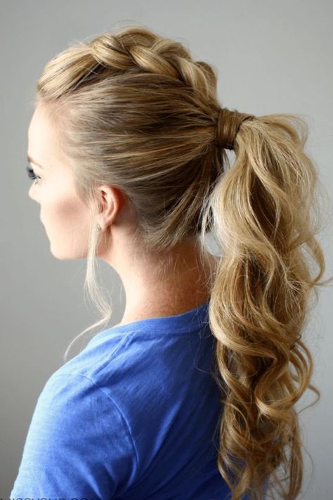 Top 15 Cowgirl Hairstyles You’ll Love In 2023 Mohawk Ponytail, Mohawk Hairstyles For Women, Gorgeous Braids, Mohawk Braid, Mohawk Hairstyles, A Ponytail, Easy Braids, Long Blonde, Short Hairstyle