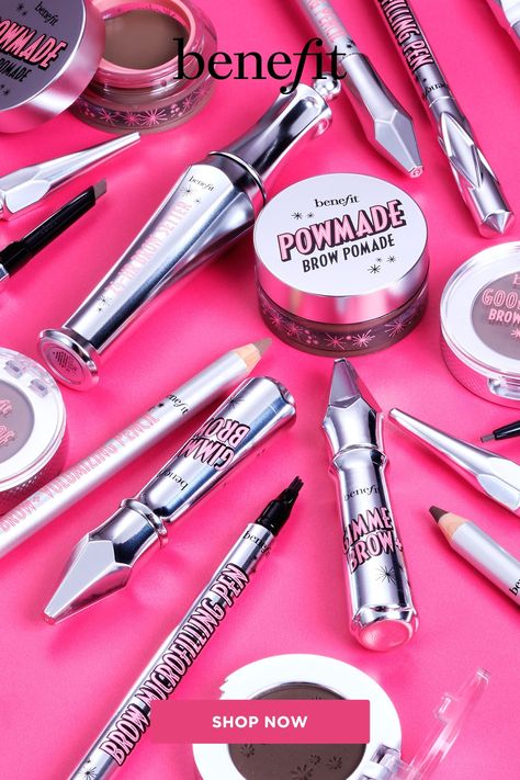 Benefit Cosmetics' Brow Family covers all your brow needs: 💕POWmade is made to fill, sculpt and define brows. 💕24-Hour Brow Setter Clear Brow Gel sculpts, shapes, lifts, & locks brows in place. 💕Precisely, My Brow Pencil creates natural-looking, hair-like strokes. 💕Goof Proof Eyebrow Pencil features a custom, non-sharpen “goof-proof” tip, soft color and a glide-on formula for easy & fast brow filling. 💕Brow Microfilling Pe Benefit Cosmetics Brow, Precisely My Brow Pencil, Clear Brow Gel, Gimme Brow, Arched Eyebrows, Fill In Brows, Brow Bar, Brow Definer, Brow Pomade