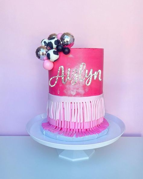 Pink Cowgirl Party Cake, Disco Cowgirl Cake Topper, Lainey Wilson Birthday Cake, Disco Cowgirl Birthday Party Cake, Disco Cowgirl Party Cake, Disco Cowgirl Birthday Cake, Dolly Parton Birthday Cake, Pink Cowgirl Cake, Dolly Parton Cake