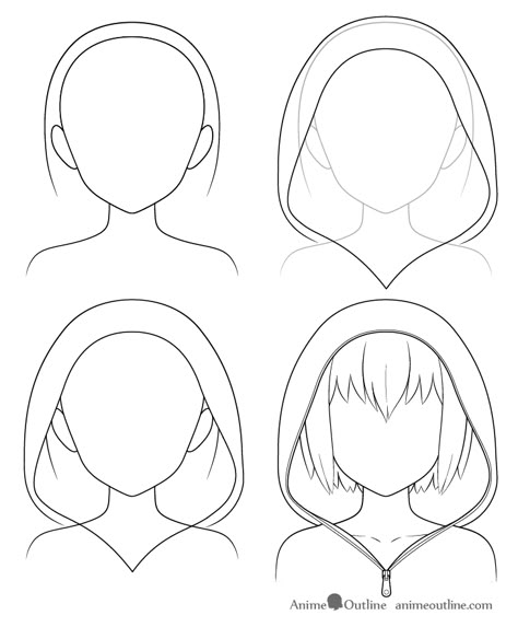 How to Draw Anime Hats & Head Ware - AnimeOutline Pose Chibi, Anime Hats, Drawing Tutorial Face, Body Drawing Tutorial, Manga Drawing Tutorials, Seni Dan Kraf, Sketches Tutorial, Anime Eye Drawing, Art Drawings Sketches Creative