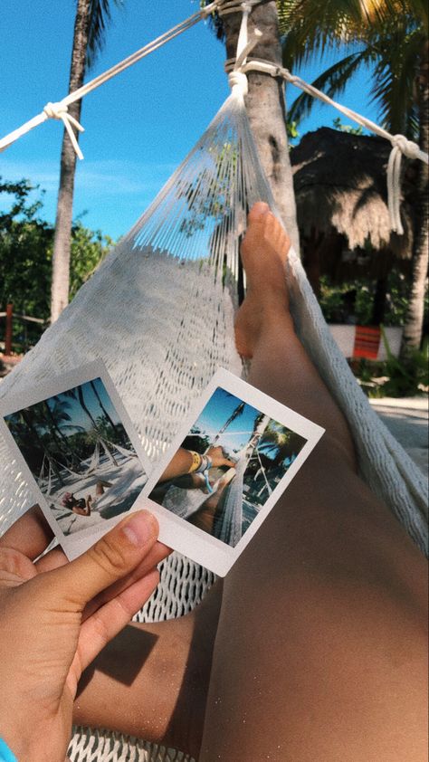 Xel-ha Mexico hammock Instagram inspo,that girl #thatgirl #vacation #mexico #instagram #inspo #instagrampost #vsco #Polaroid #beach #hammock #xel-ha Polaroid Vacation Pictures, Vacation Polaroids, Baecation Goals, Mexico Instagram Pictures, Xel Ha Mexico, Xel Ha, Beach Hammock, Beach Pictures Poses, Cotton Flower