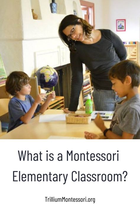 The Montessori elementary classroom is a carefully orchestrated blend of resources, spaces, and educational philosophy. High School Montessori Classroom, Natural Montessori Classroom, Beautiful Montessori Classroom, Montessori Lower Elementary, Montessori Silence Game, Montessori Philosophy, Montessori Elementary Classroom, Montessori Elementary, Practical Life Activities