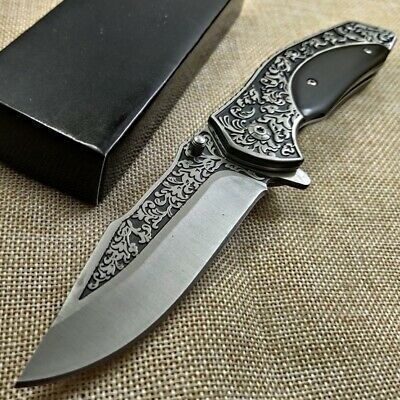 Steam Car Wash, Knife Aesthetic, Damascus Pocket Knife, Pretty Knives, Tactical Knife, Dagger Knife, Cool Swords, Knife Collection, Folding Pocket Knife