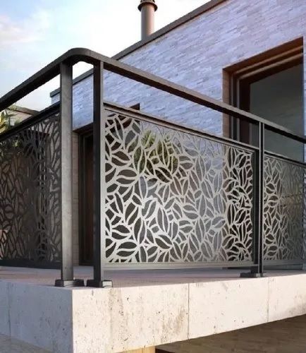 Laser Cut Railing, Reling Design, Tor Design, Steel Railing Design, Balkon Decor, Balcony Grill, Modern Balcony, Balcony Grill Design, Balcony Railing Design