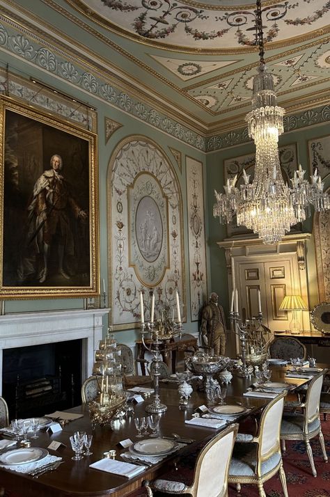 Manor Interior, Mansion Aesthetic, Royal Core, Regency Era, High Tea, Beauty And The Beast, Interior Architecture, Dream House, Dining Room